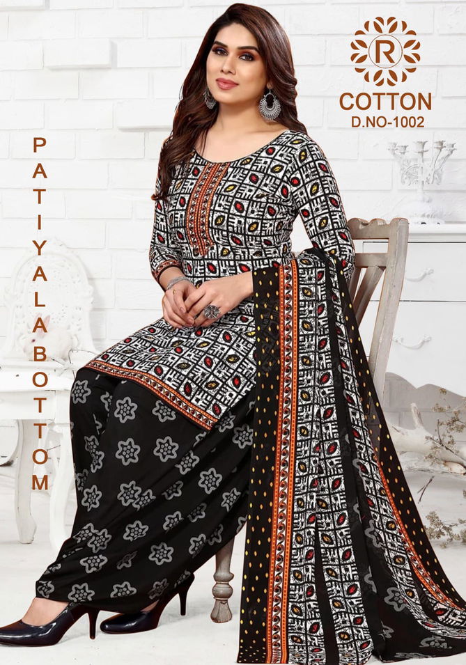 Rnx Cotton 1001 Printed Cotton Dress Material Catalog
